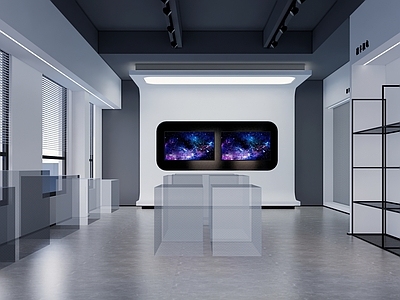 现代风格其他展厅 公司电梯厅前厅小展厅
