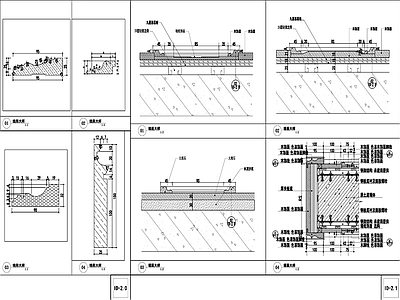 欧式室内墙面装饰造型大样图 墙面通用节点