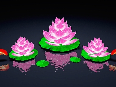 现代装饰灯 莲花灯 灯