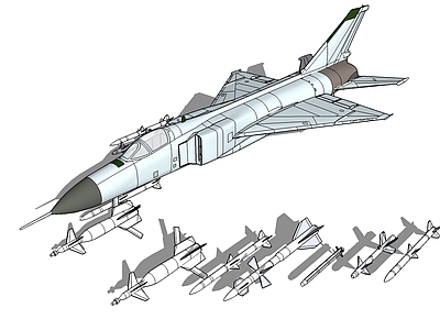 现代风格小型飞机