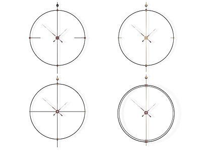 现代极简个性挂钟
