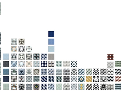 现代风格建筑材料 装饰材质贴图 室内花 地面瓷拼块