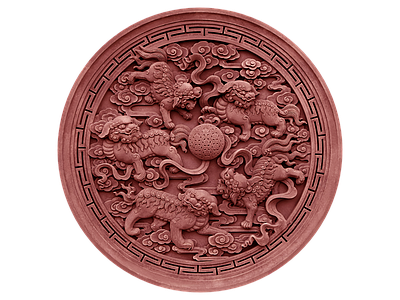 中式风格浮雕