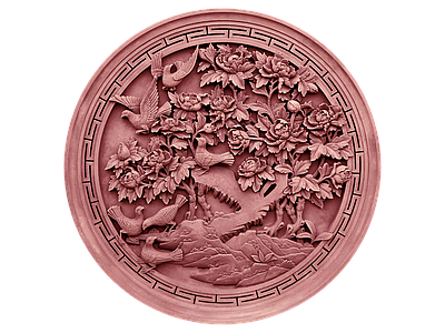 中式风格浮雕