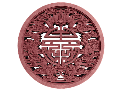 中式风格浮雕