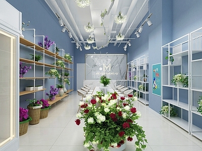 现代风格花店