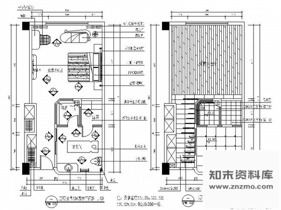 施工图东莞休闲会所桑拿客房室内装修图