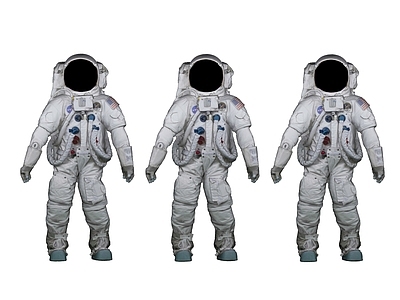 现代风格展示服装 宇航员 宇航服 太空