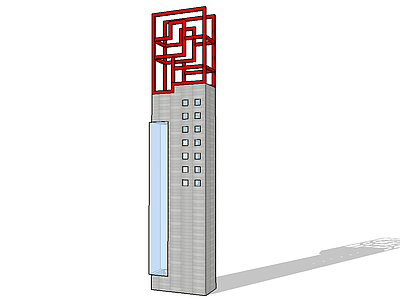 现代风格景观柱