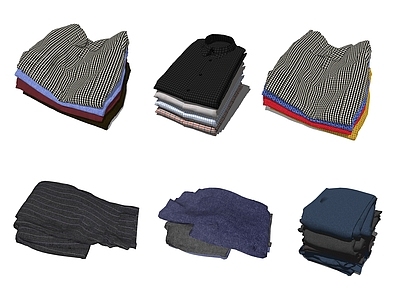 现代风格展示服装 服装