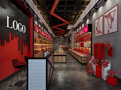 工业风喜糖店 喜蛋店铺