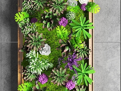 北欧绿植墙