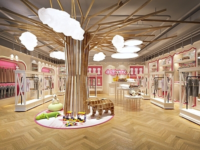 现代童装店 母婴店 孕婴店 童装 儿童服装店 玩具店 奶粉店