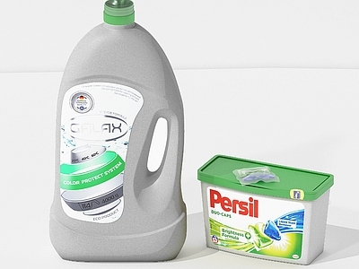 现代卫生间用品 洗衣液 洗衣粉组合