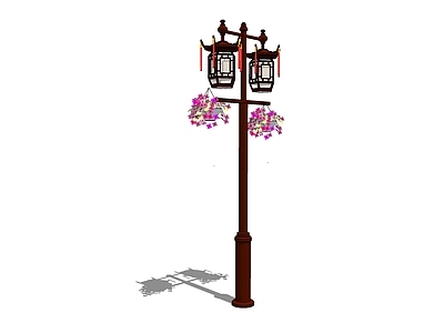 中式风格路灯