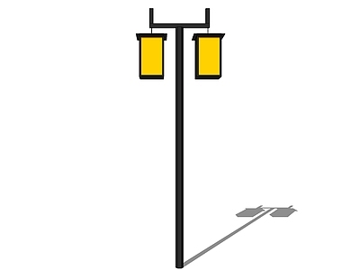 现代风格路灯