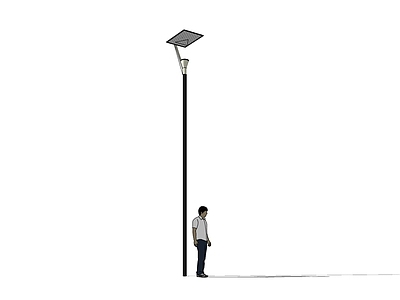 现代风格路灯