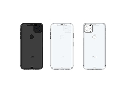 现代风格手机 iphone 11 pro 苹果手机