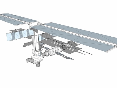 现代风格卫星 通信卫星 高科技机器 空间站 雷达 飞机 宇宙飞船 太空舱