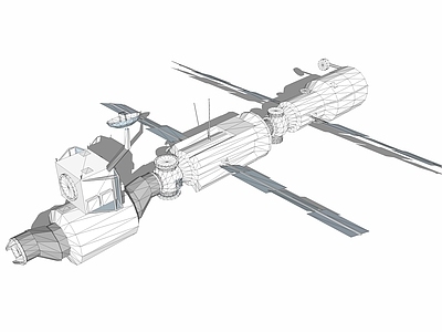 现代风格卫星 通信卫星 高科技机器 空间站 雷达 飞机 宇宙飞船 太空舱