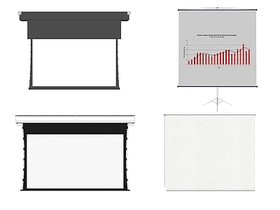 现代风格投影幕布