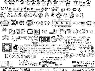 平面家具图块