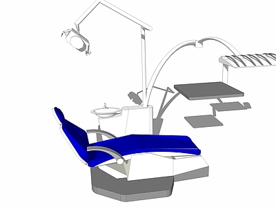 现代风格手术台 现代医疗器械 牙医医床 扶手椅 牙科 升降椅