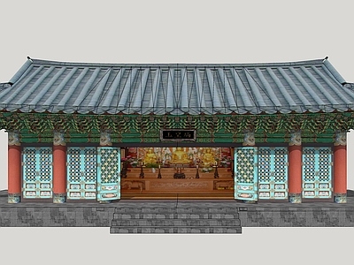 中式风格寺庙 玉皇庙