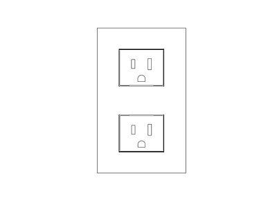 现代风格开关 插座面板