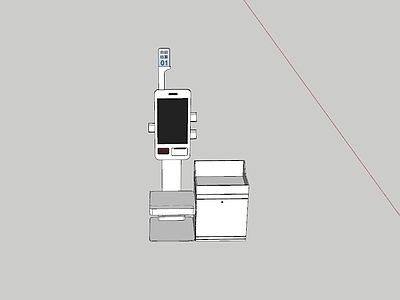 现代风格ATM取款机