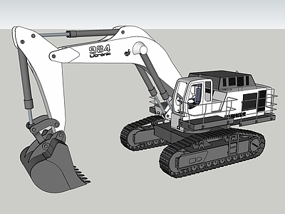 工业风格挖掘机 挖掘机