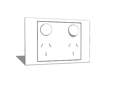 现代风格开关 插座面板