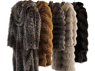 现代奢侈皮草服装