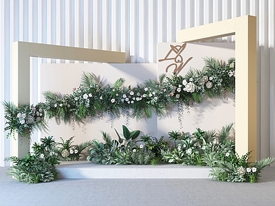 现代植物墙 墙