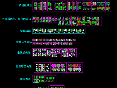 墙面做法大全 墙面通用节点