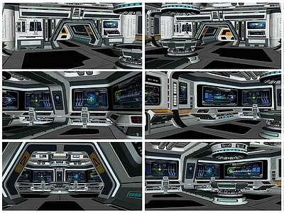 现代风格军用舰船