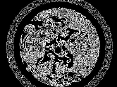 龙凤呈祥雕刻
