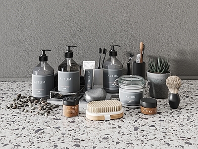 现代洗浴用品