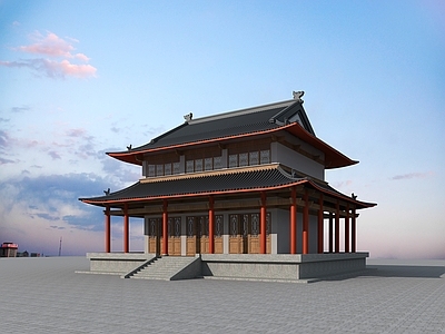 中式建筑 古建寺庙