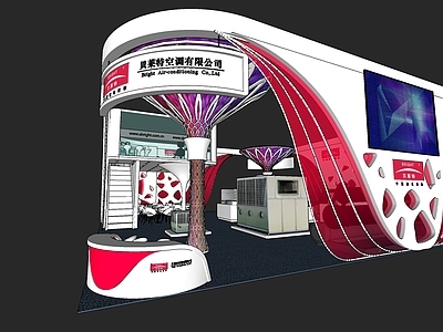 现代风格展厅 家电空调展厅