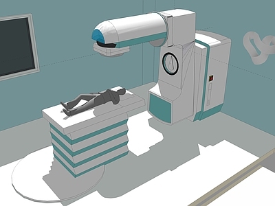 现代风格手术台 医疗器械 病床 手术床 扫描仪 机械手 手术灯