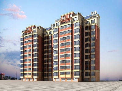 简欧住宅楼 多层住宅楼