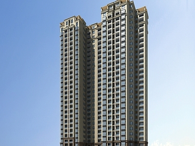 简欧住宅楼 高层住宅楼