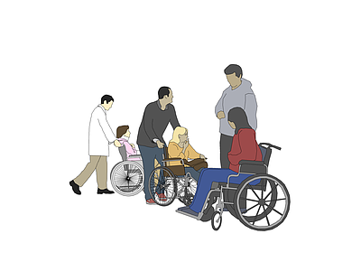 现代风格轮椅