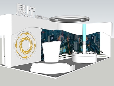 现代风格广告展厅