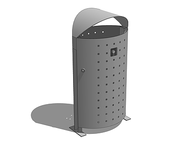 现代风格垃圾桶