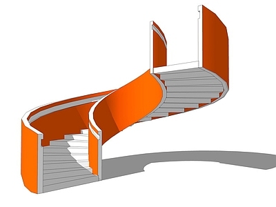 现代风格旋转楼梯