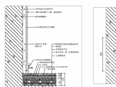 现代墙面墙纸 乳胶漆收口详图深化图纸 墙面通用节点
