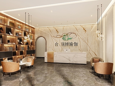 现代瑜伽垫 大厅