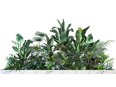 现代绿植堆 小品 植物 园艺小品 灌木